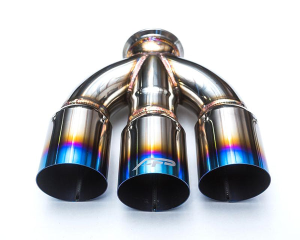Agency Power 13-18 Ford Focus ST Catback Exhaust w/2.75in Triple Titanium Tips